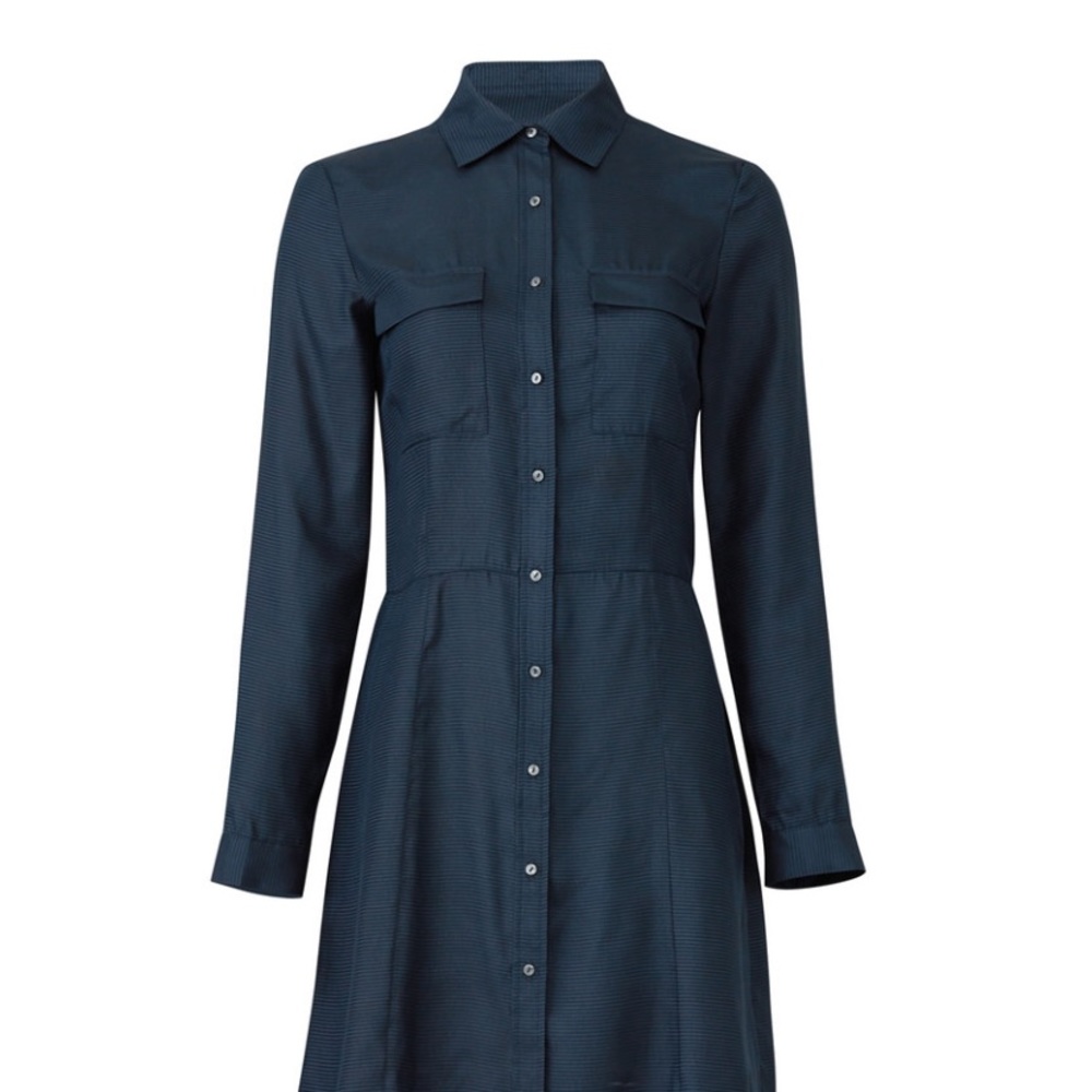 Scotch and Soda Navy Shirt Dress Small